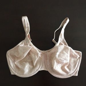Wacoal bra tan floral bra size 34ddd style 855244